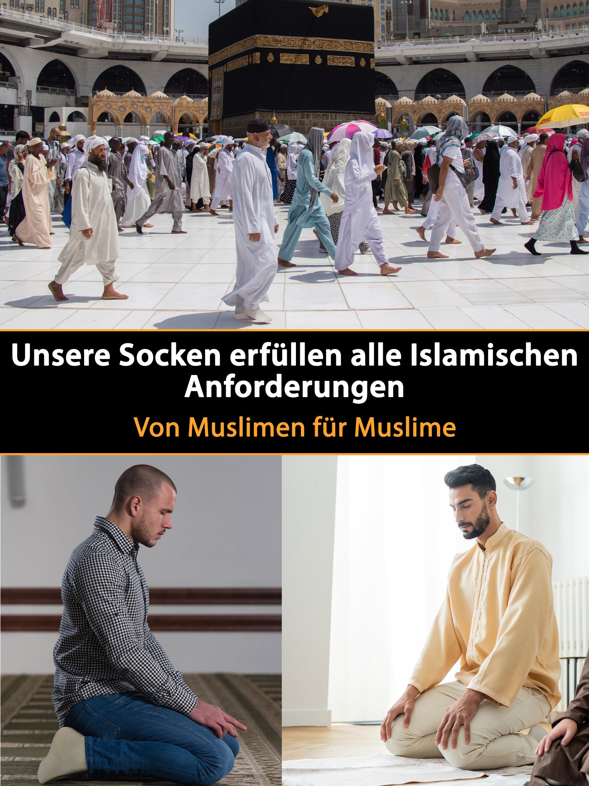 Wasserdichte Mest Socken atmungsaktiv – Wudu Socks Abdest – ESVED