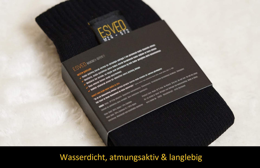 Wasserdichte Wudu Socken – Mest Socken für Abdest – ESVED