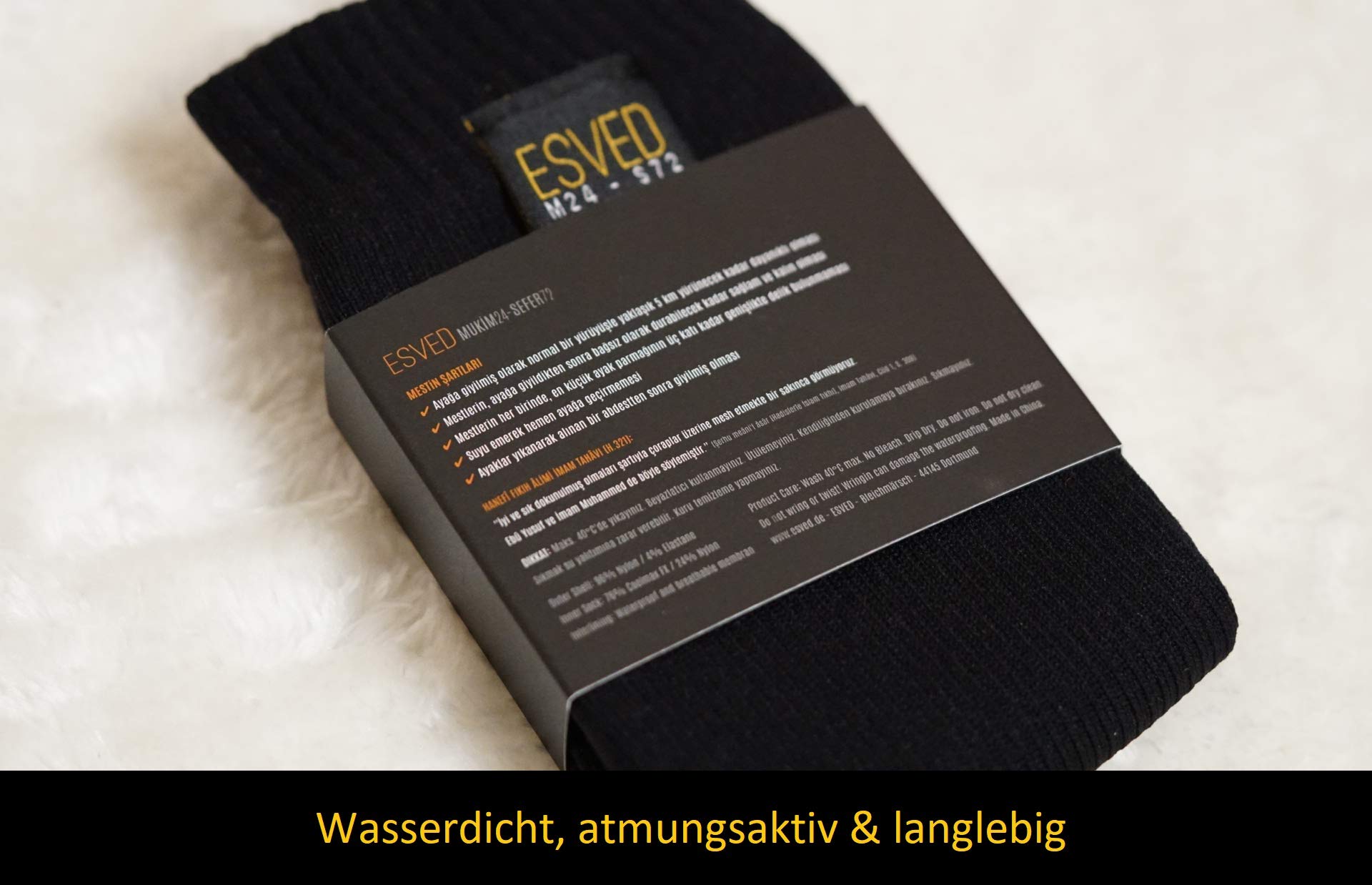 Wasserdichte Wudu Socken – Mest Socken für Abdest – ESVED